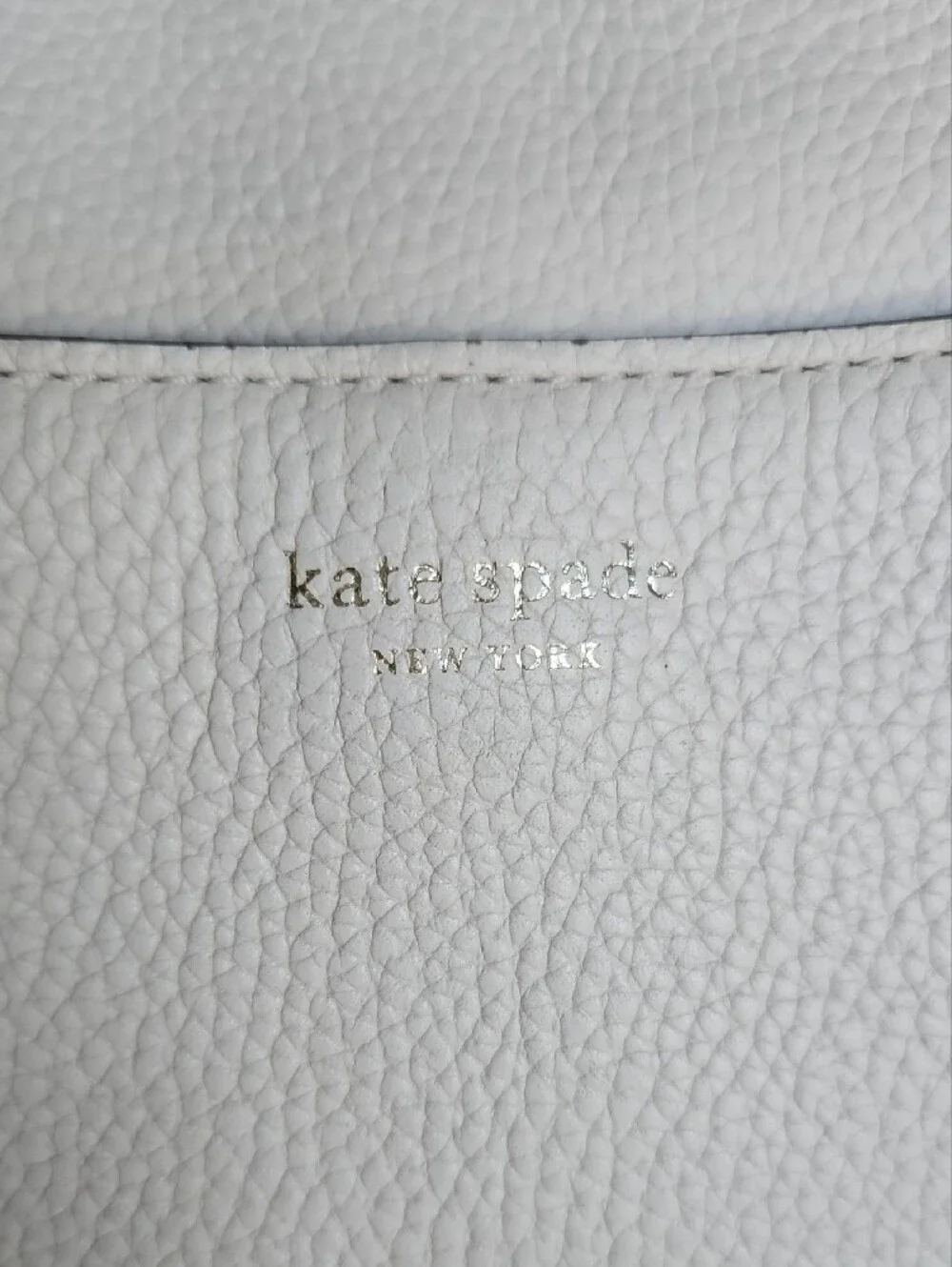 kate spade White Leather Hobo Shoulder Bag